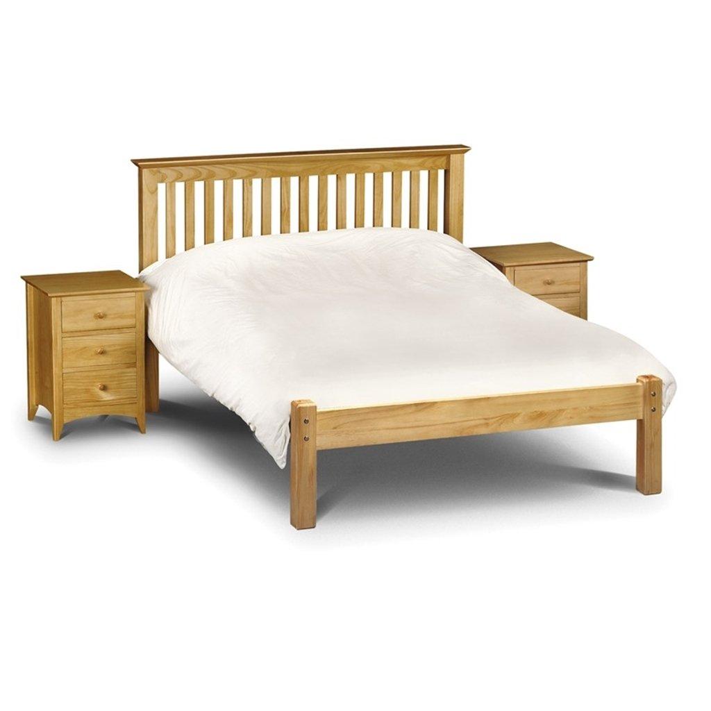 Premium Pine Finish Shaker Style Low Foot End Bed